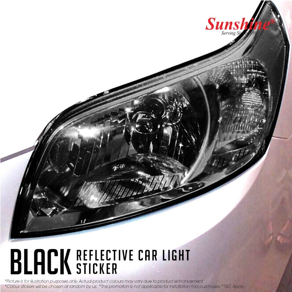 Black Head Lamp Tinted
