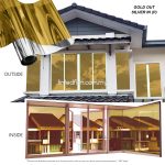 Gold tinted film