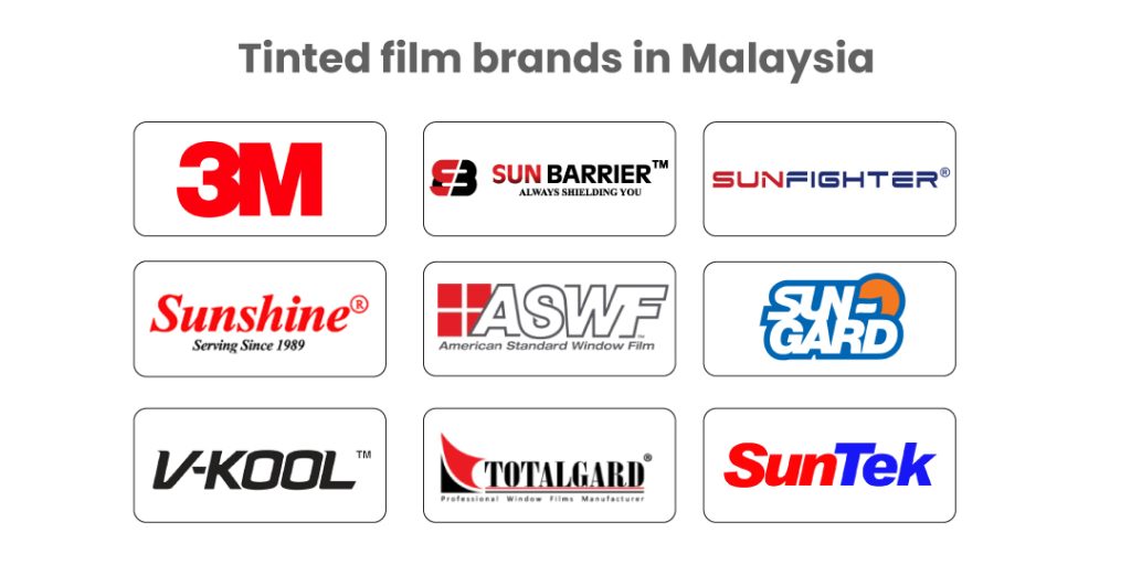 tinted film in Malaysia