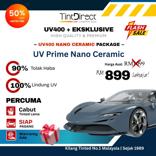 UV 400 Ceramic Plus - Car Tint Package
