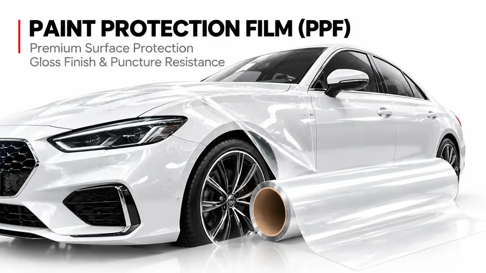 Automotive paint protection film PPF