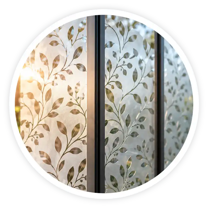 Decorative Patterned Glass Film